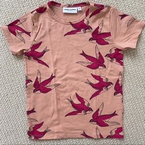 Flying swallow bird tee